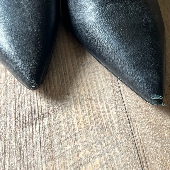 Marc Fisher Taci Pointy Toe Ankle Bootie Black Leather Size 8 - Picture 6 of 9